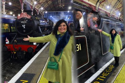 Santa Steam Express london mums magazine collage