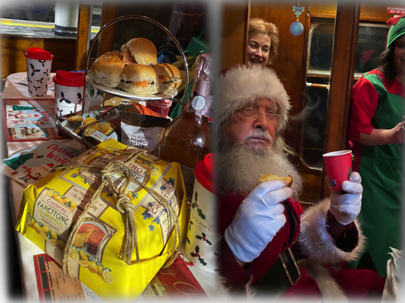 Santa Steam Express london mums magazine collage