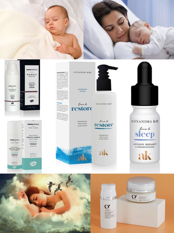 sleep care beauty sleep collage