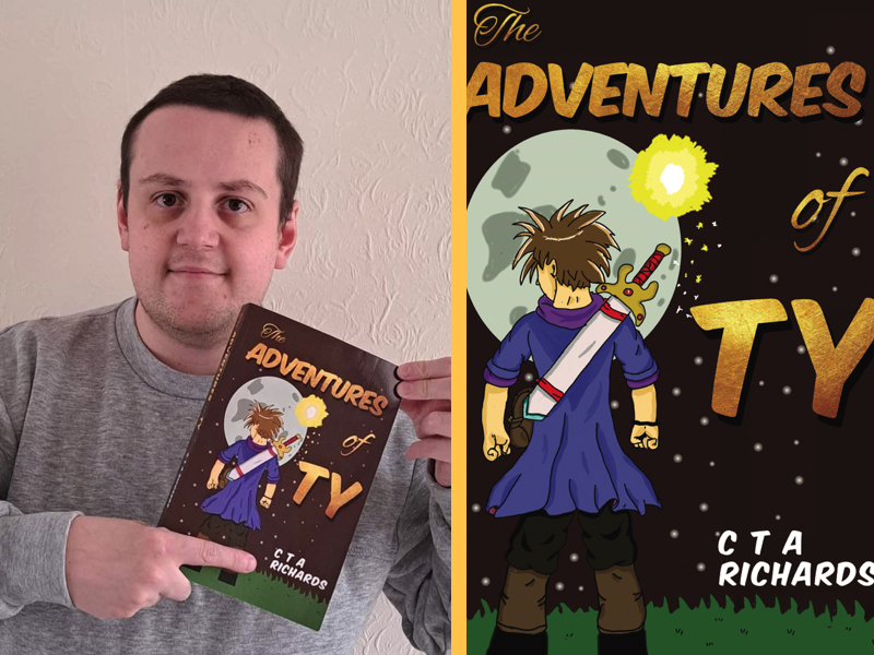 Book of the week collage - The Adventures of Ty by Chris T A Richards