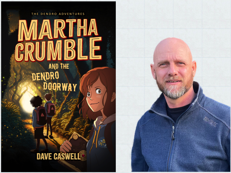 Dave Caswell literary creation book collage