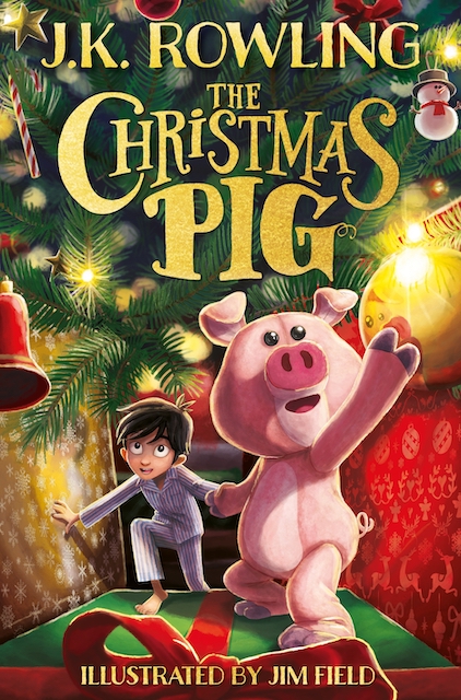 book cover JK rowking the christmas pig