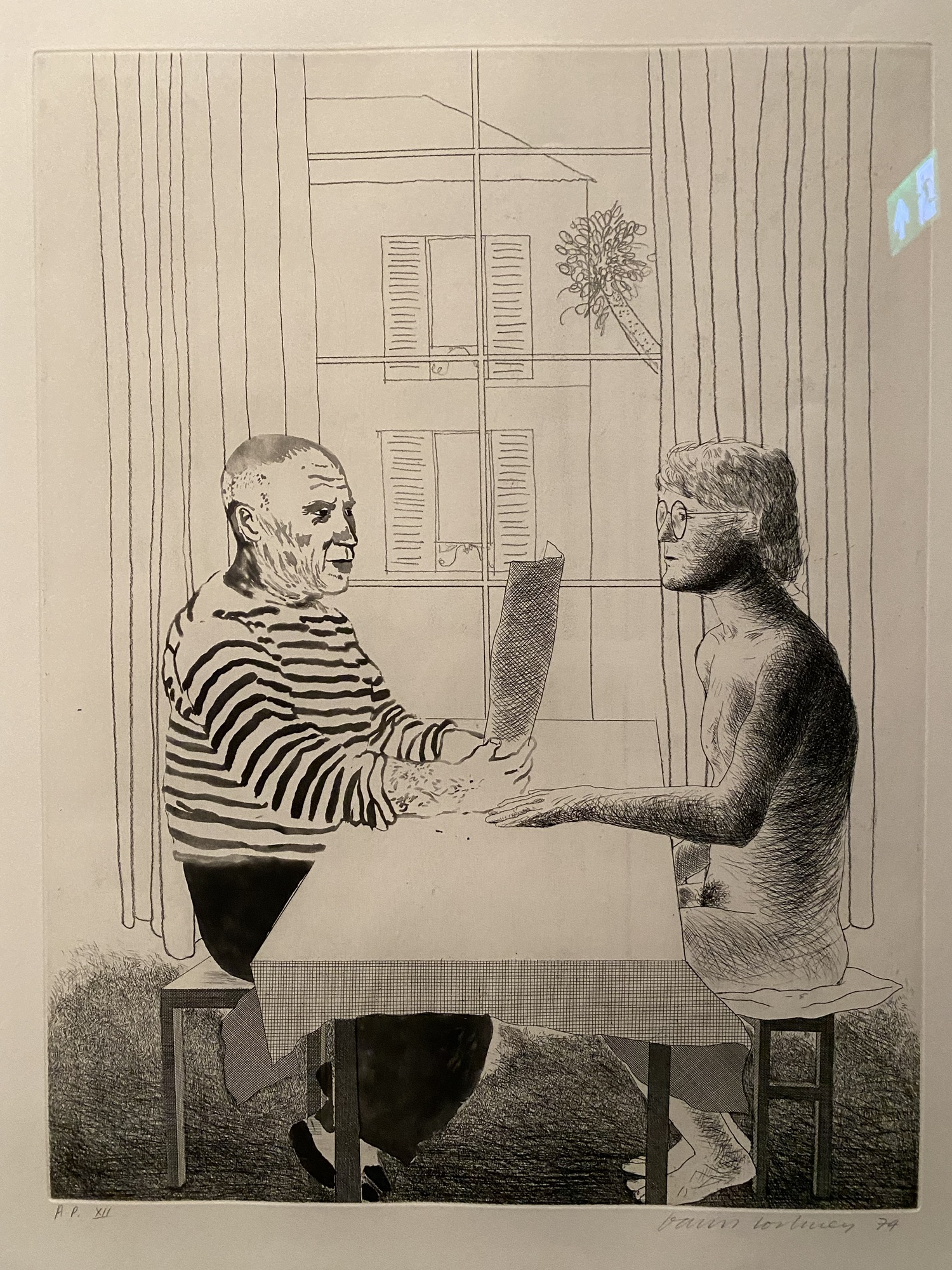 picasso and hockney - Art exhibition review: David Hockney - Drawing from Life at the National Portrait Gallery