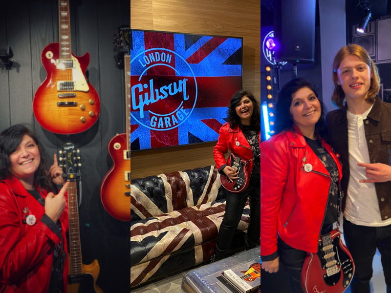 Gibson Garage London Mums magazine collage