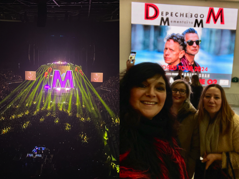 Gig review- Depeche Mode electrifies the O2 Arena in 2024 london mums magazine collage