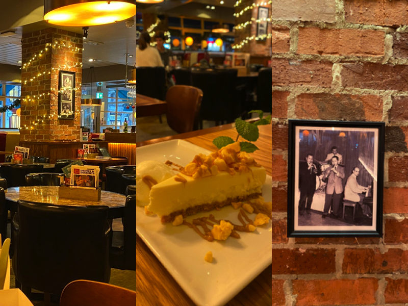 Restaurant review Frankie & Benny's london mums magazine collage