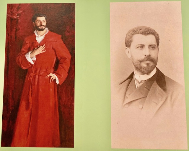 Sargent's portrait of Dr. Pozzi at Home