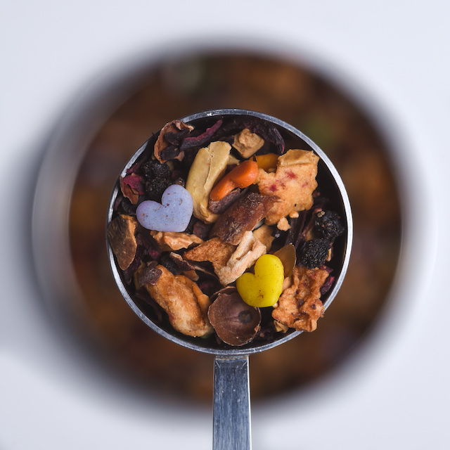 love hearts tea spoon