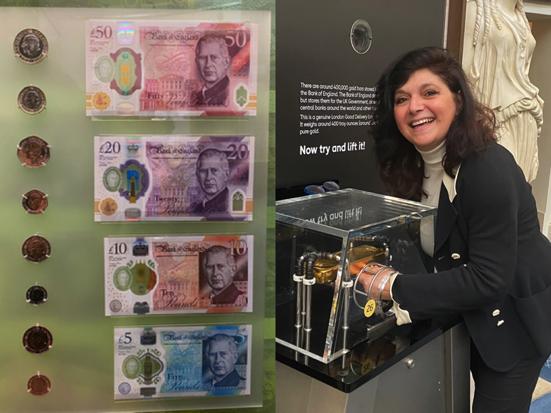 Exhibition review The Future of Money at the Bank of England Museum collage london mums magazine