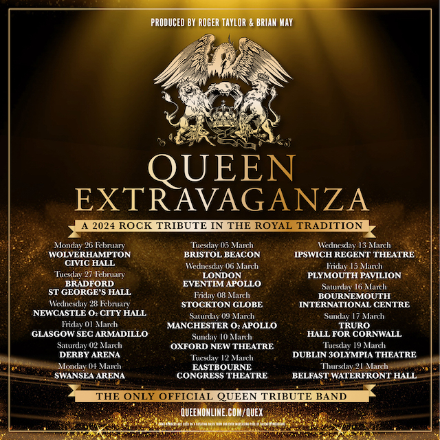 Queen Extravaganza tour poster