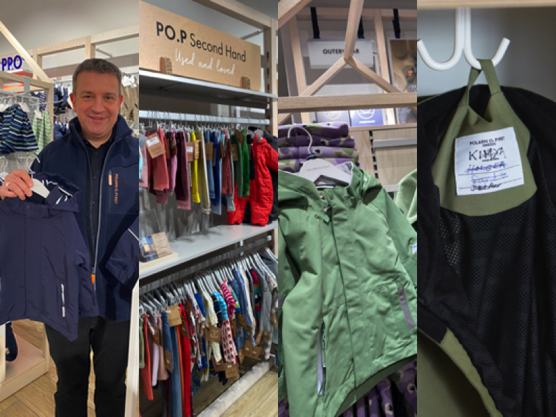 Sustainable fashion polarn collage