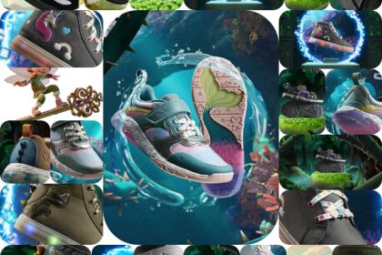 clarks shoe collection collage
