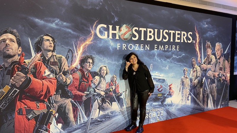 ghostbusters frozen empire poster