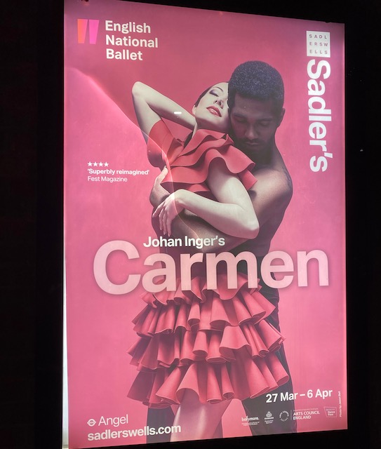 poster of English National Ballet : Johan Inger’s Carmen at Sadler’s Wells