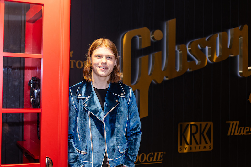 Toby at the Gibson Garage -&nbsp; Photos: Gibson/Robin Clewley photography