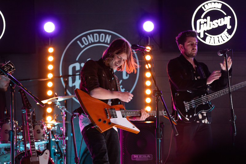 Toby at the Gibson Garage -&nbsp; Photos: Gibson/Robin Clewley photography
