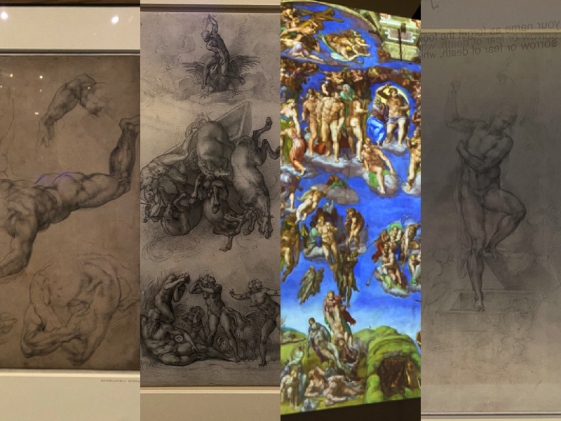 Michelangelo - the last judgement sistine chapel the last decades british museum exhibition london mums magazine collage