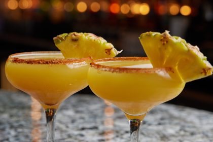 cocktail with pineapple