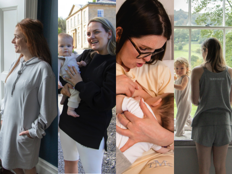 The Mum Collective women wearing comfortable clothing collage