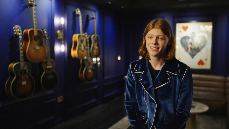 Toby Lee at the Gibson Garage in London 
