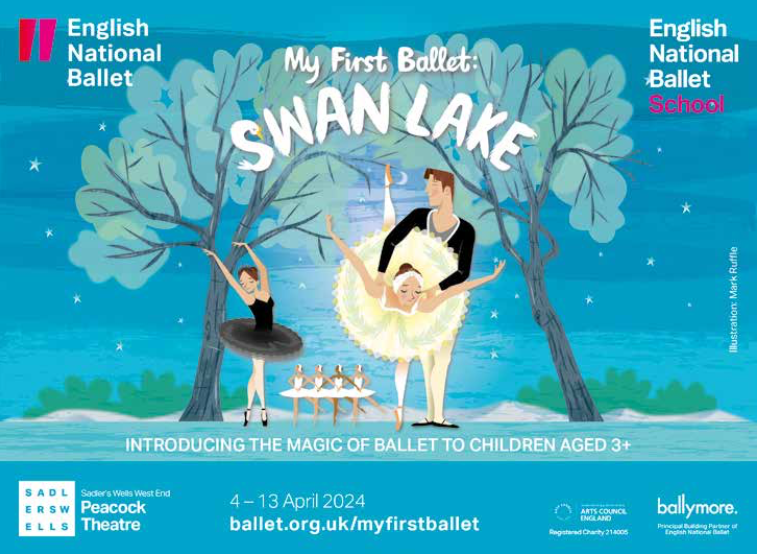 my first ballet swan lake poster