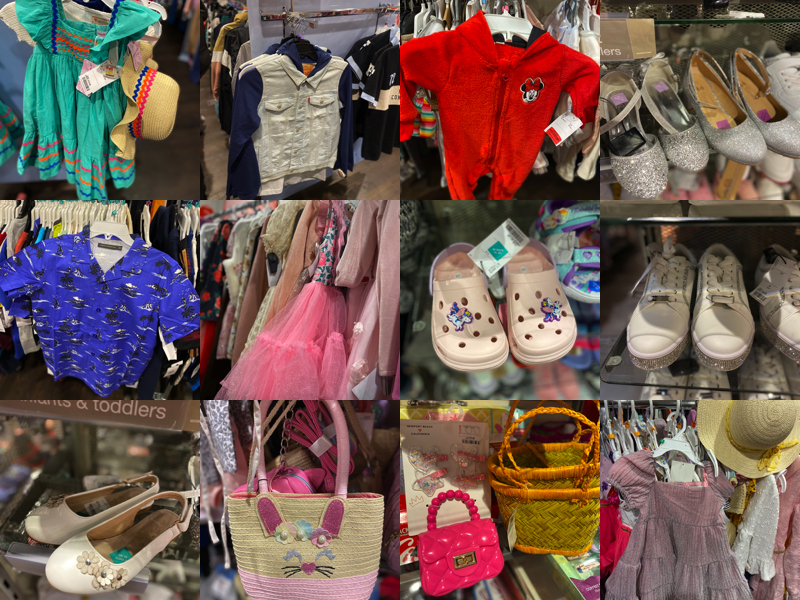 new kids' clothing suitable for outdoor play collage