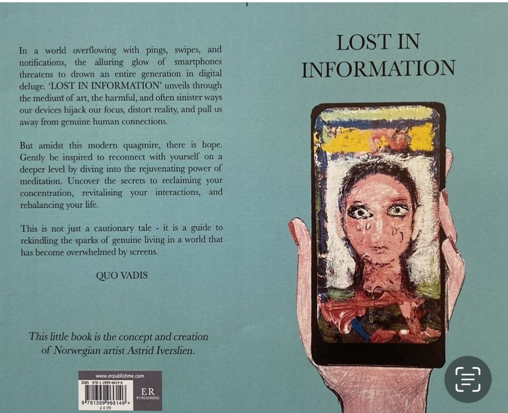 Book of the week Lost in information by Astrid Iverslien - A must-read for children, teenagers and parents