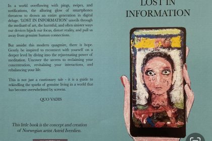 Book of the week Lost in information by Astrid Iverslien - A must-read for children, teenagers and parents