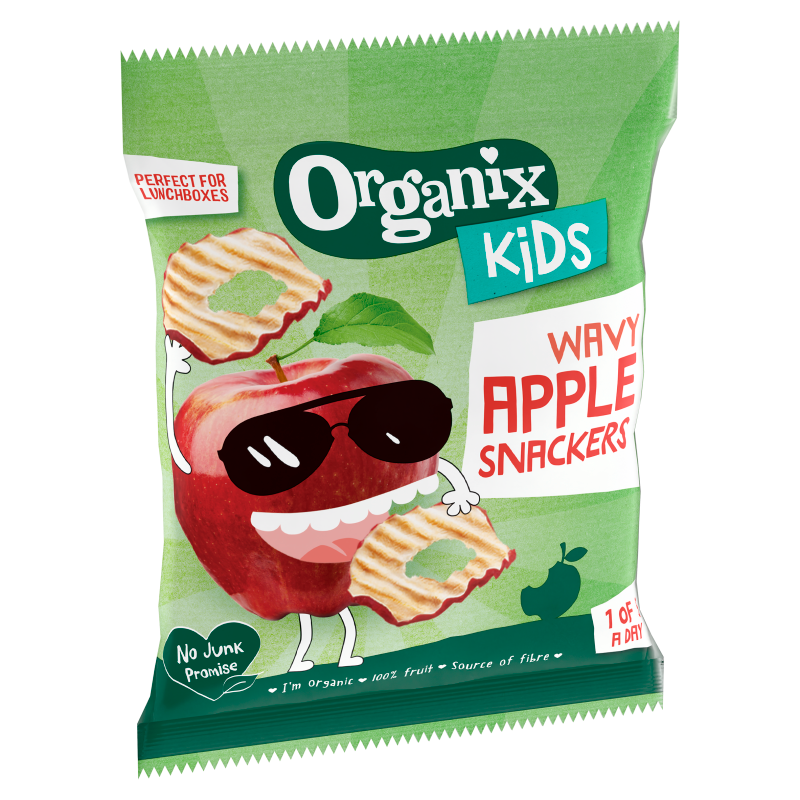 Organix Wavy Apple Snackers