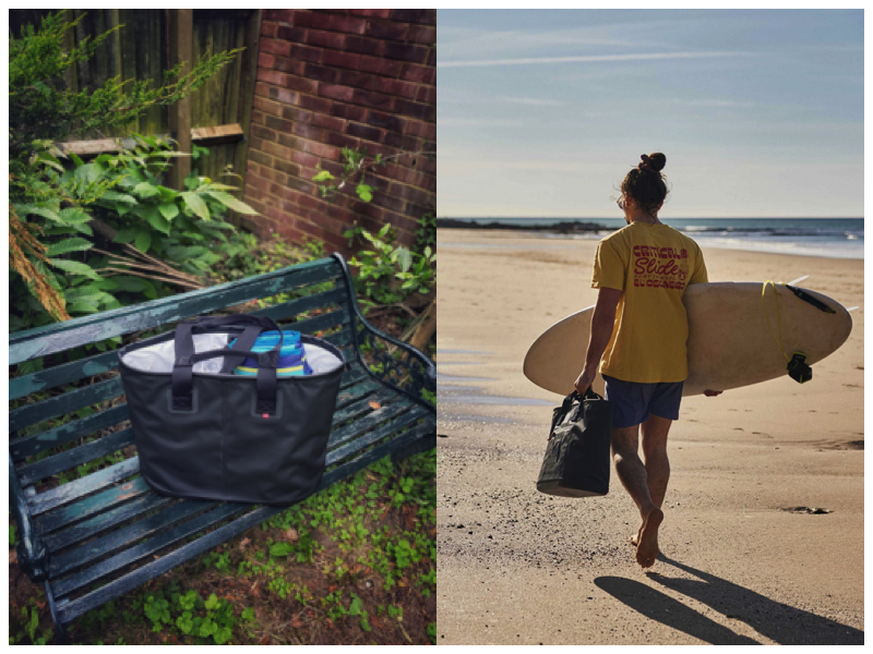 Multifunctional Pic Nic bag Red Waterproof Tote Bag (33L) – Obsidian Black