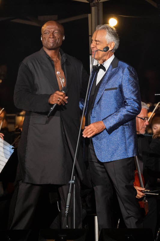 Seal and Andrea Bocelli 