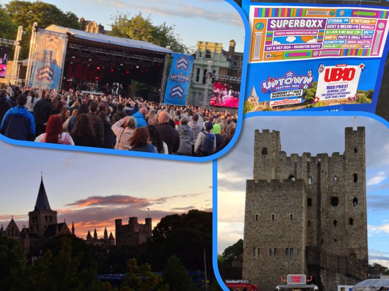 Uptown Festival at Rochester Castle- A Reggae extravaganza London Mums magazine collage