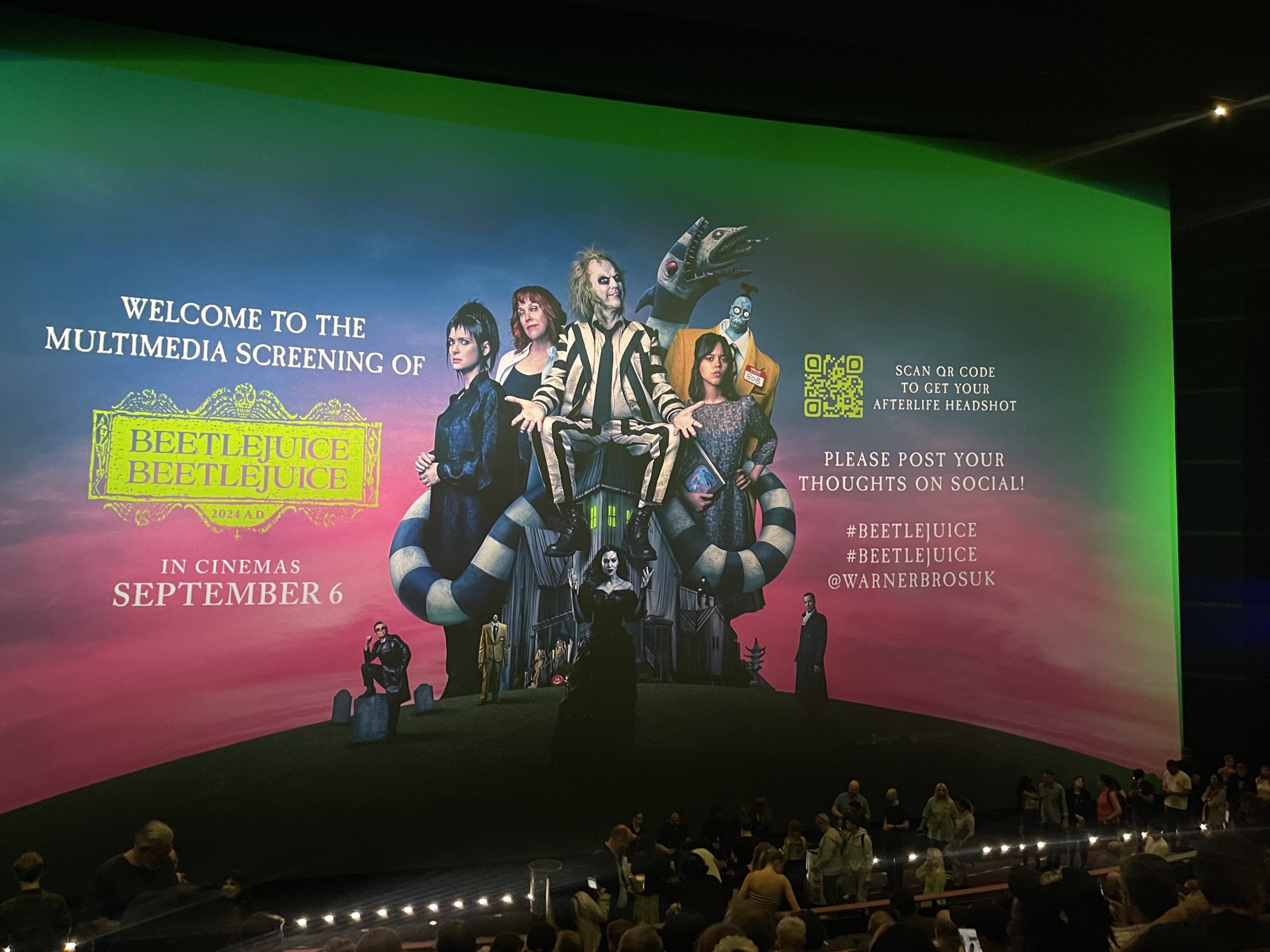 Beetlejuice Beetlejuice at Cineworld Leicester Square