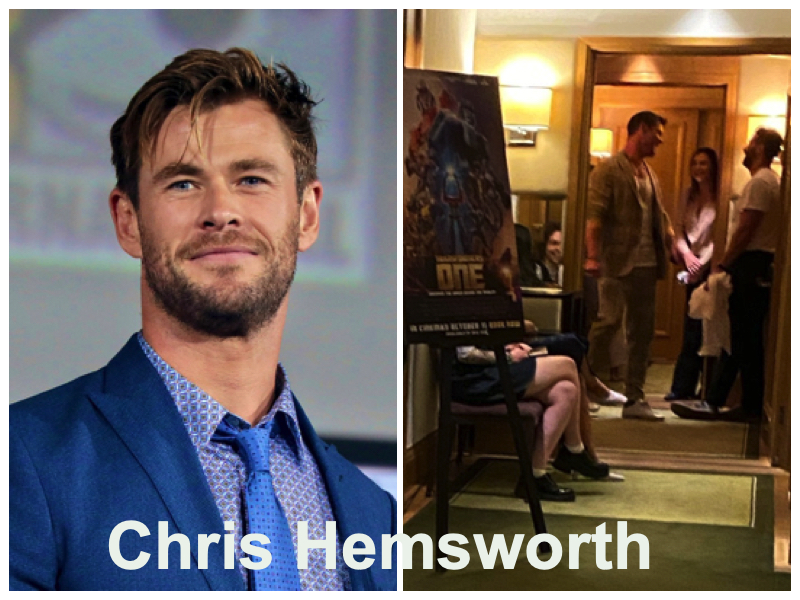 Chris Hemsworth Transformers one