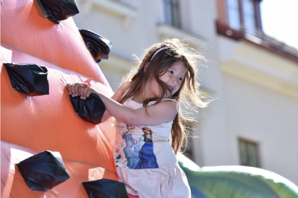 girl jumping