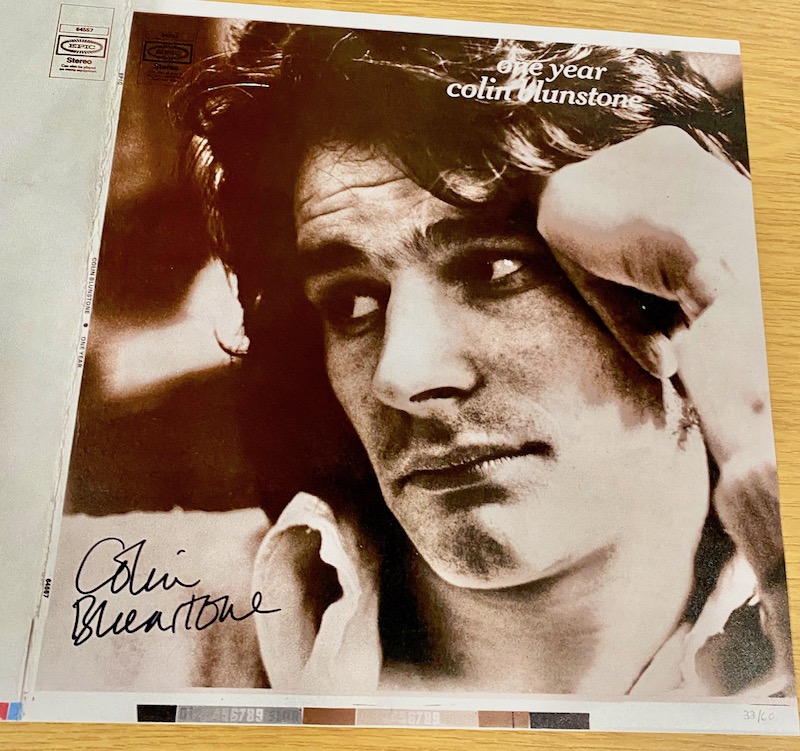 album cover Colin Blunstone One Year