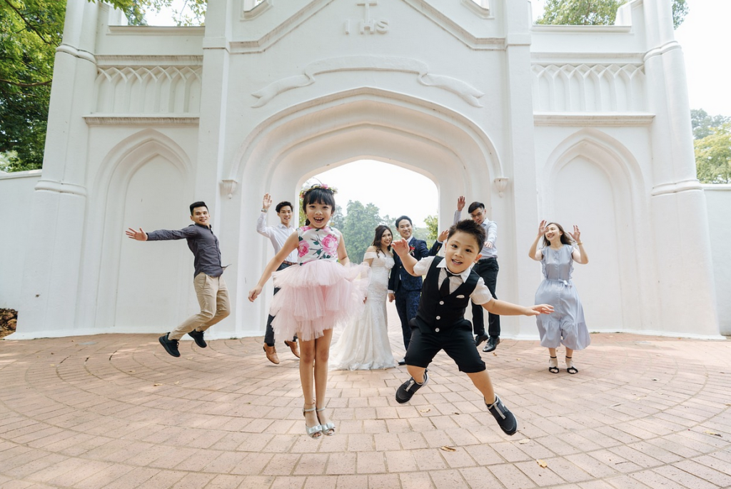 kids dancing at a party