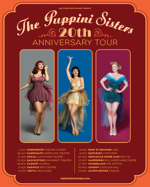 Puppini sisters 20th tour poster