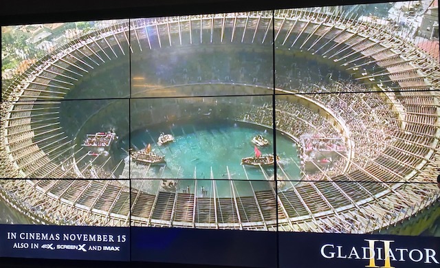 colosseum in gladiator 2 ship battle