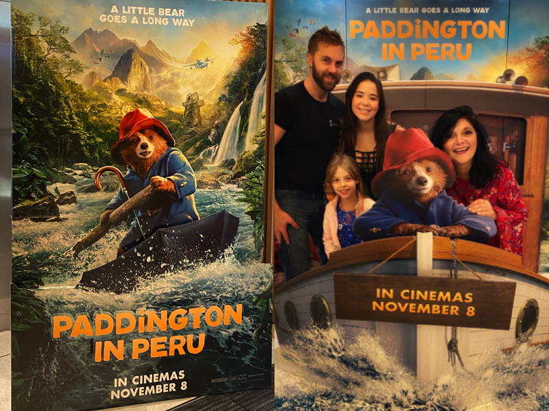 paddington in peru poster