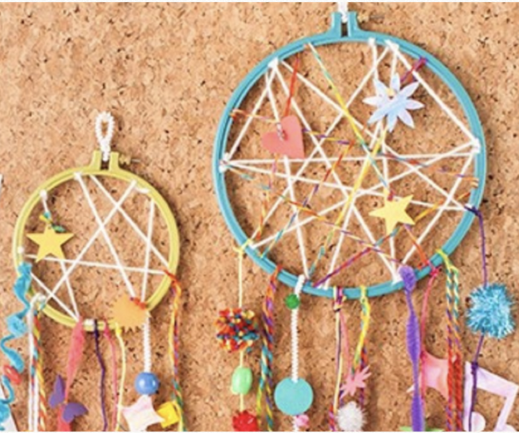 Cricut made dreamcatchers