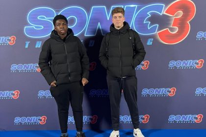teenage reporters at the sonic 3 premiere