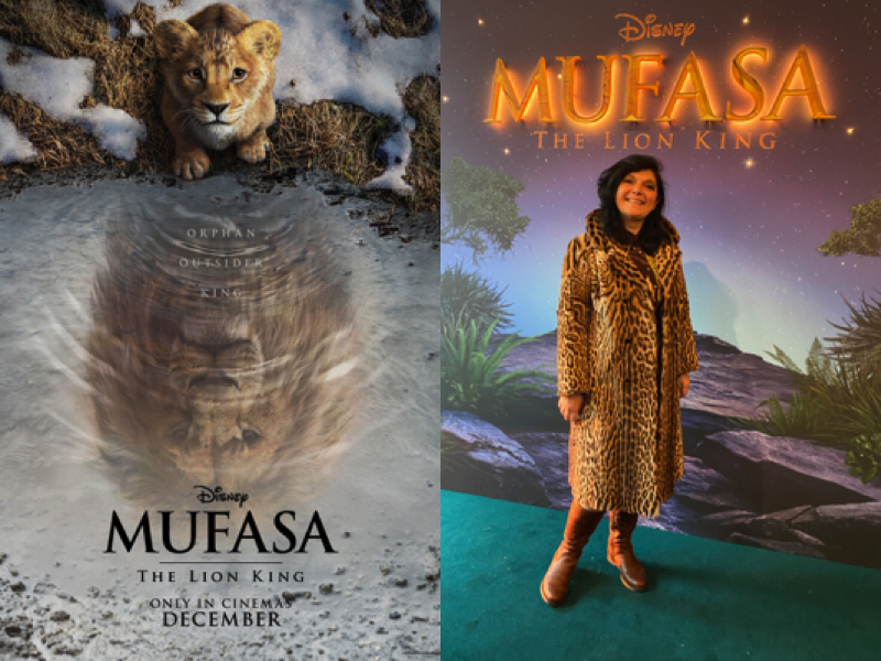 mufasa poster london mums magazine collage