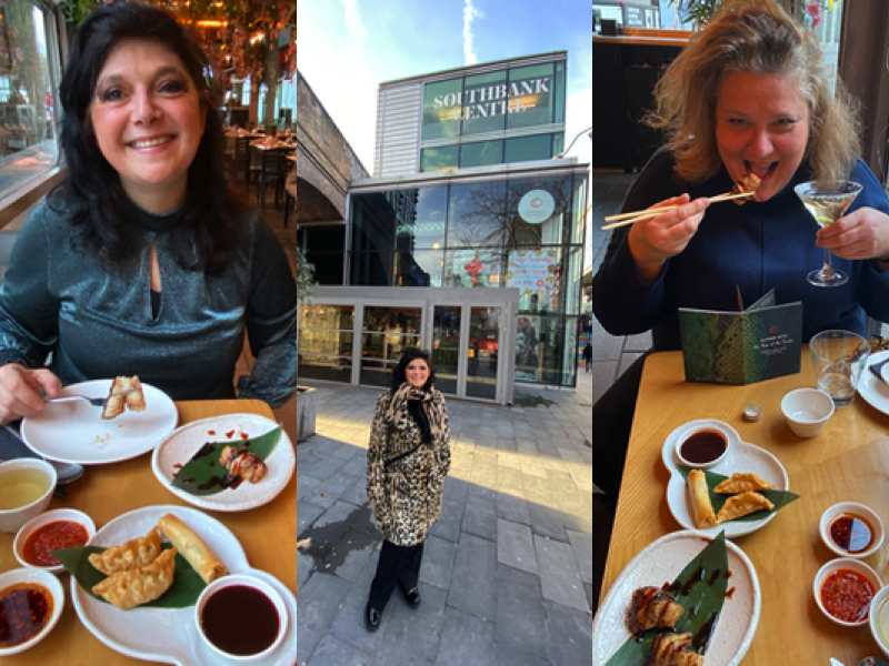 London’s Southbank Centre Ping Pong dining experience london mums magazine collage