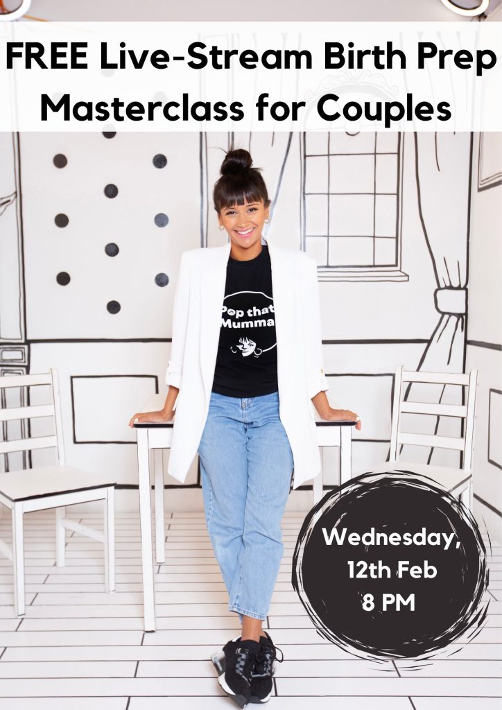  FREE Live-Stream Birth Prep Masterclass for Couples – A Valentine’s Day Like No Other!