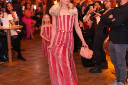 A delightful mini me creation (for mother and daughter) worn by gorgeous Ukrainian model Ilonka Rizenko by Teresa Scognamiglio, the founder of Teresa Si Couture