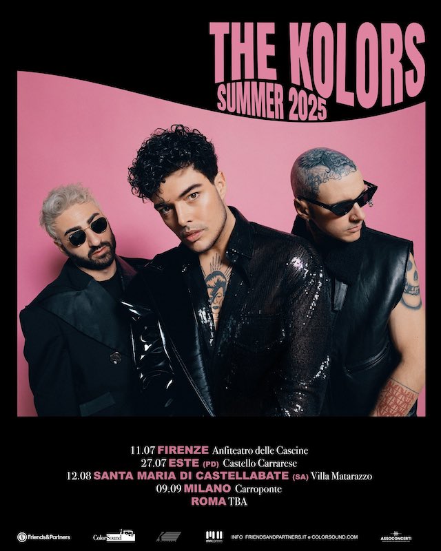 the kolors summer 2025 tour poster
