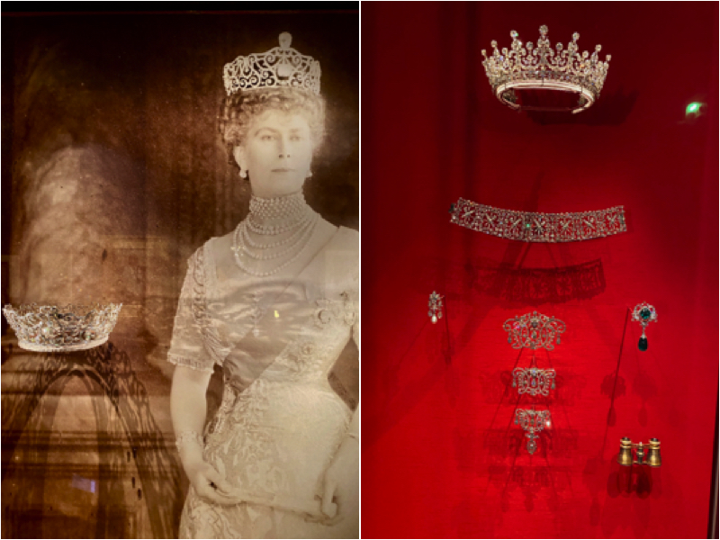 Edwardians Queen Alexandras Coronation jewellery london mums magazine collage