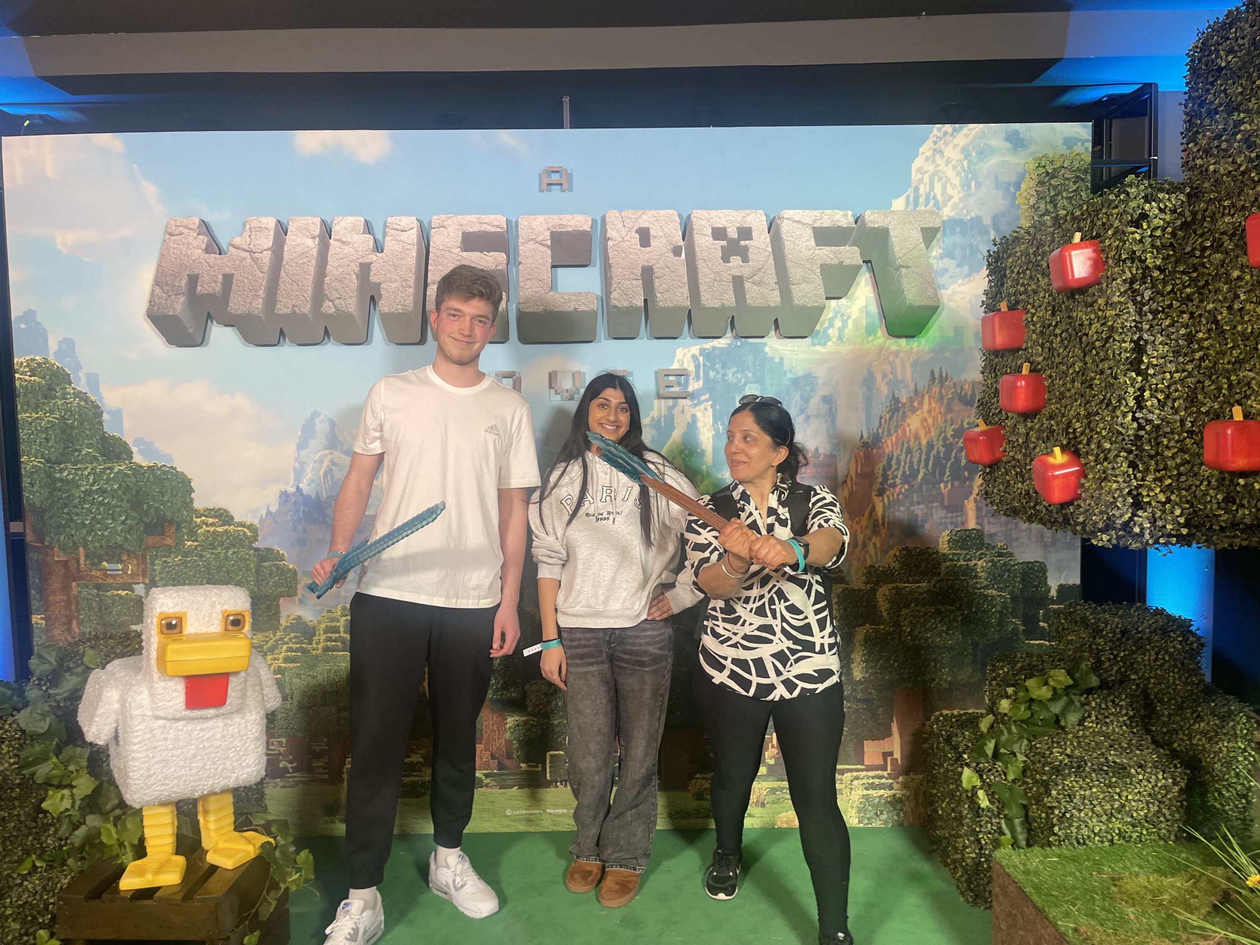 minecraft movie screening 