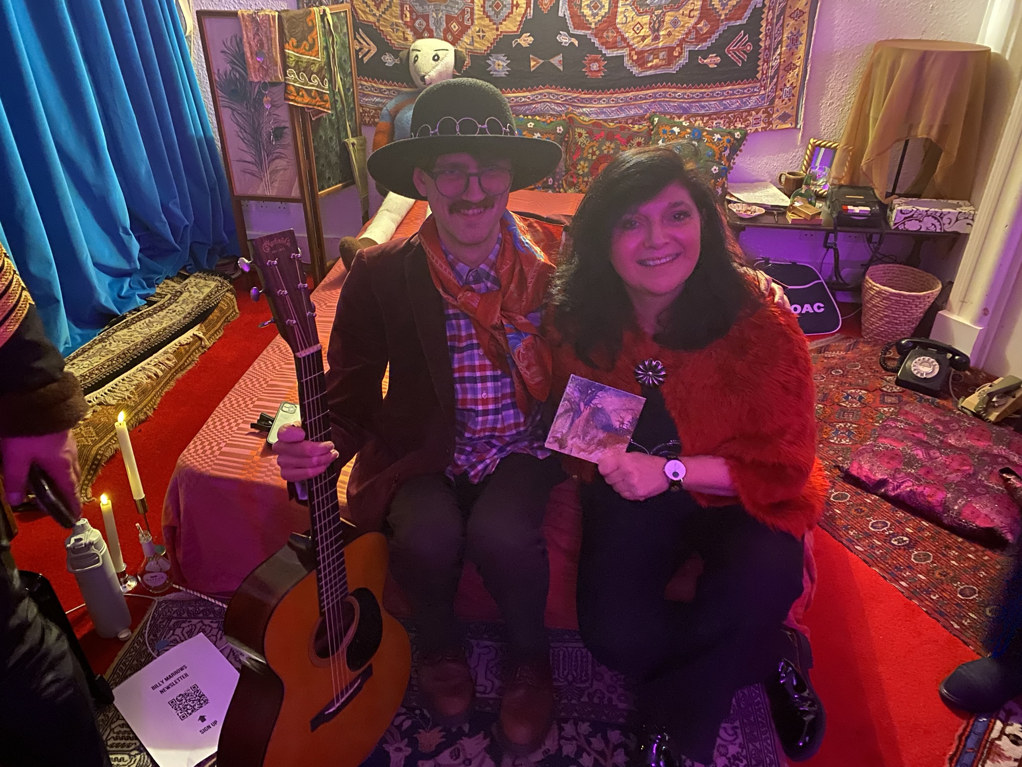 Billy Marrows grande familia project in jimi hendrix bedroom